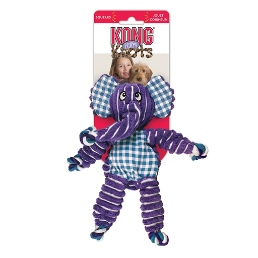 [1032] Kong Floppy Knots Elephant S/M