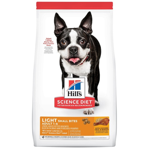 HILLS LIGHT SMALL BITES ADULT DOG 1-6  6.8KG