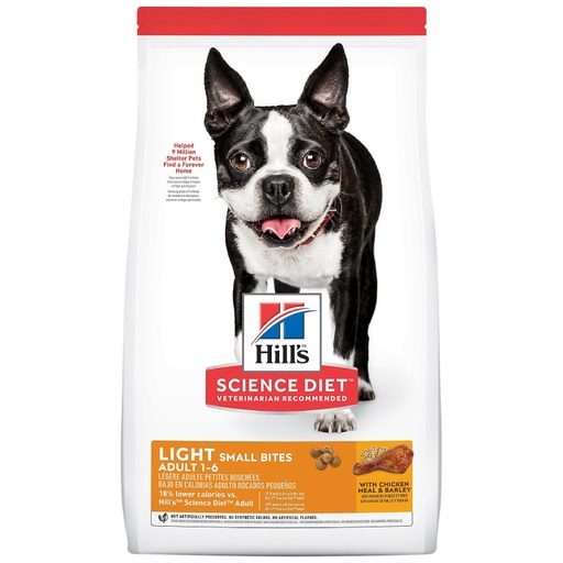 Hills Light Small Bites Adult Dog 1-6  6.8Kg