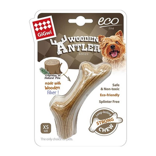 [816] Gigwi Wooden Tronco Madera Natural Perro