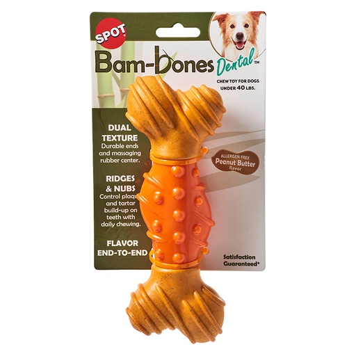 [1738] Spot Bam-Bones Dental Hueso Sabor Mantequilla Mani Large