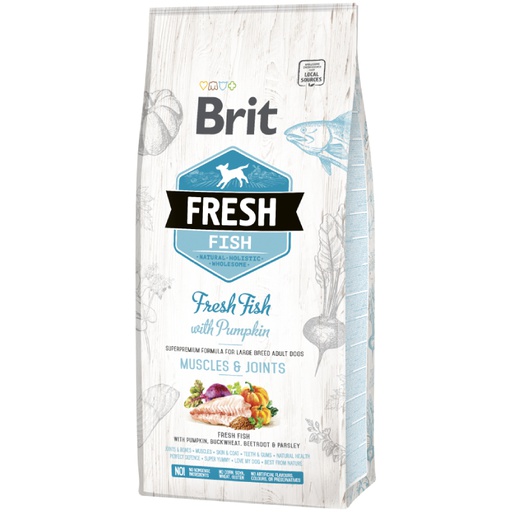 BRIT FRESH FISH WITH PUMPKIN ADULT LARGE BREED
