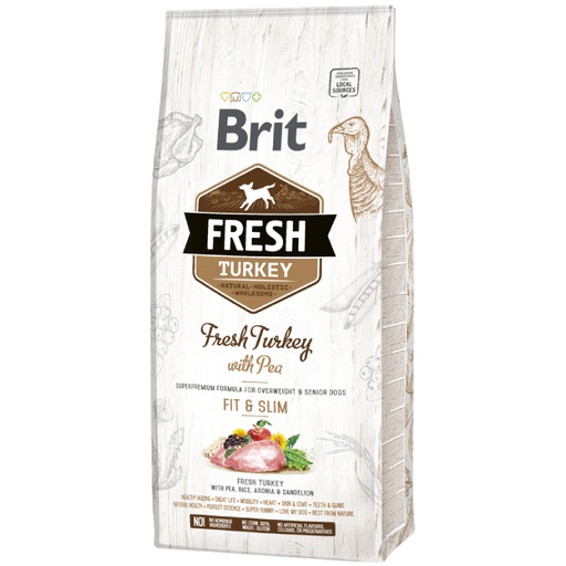 Brit Fresh Turkey With Pea Dog Senior