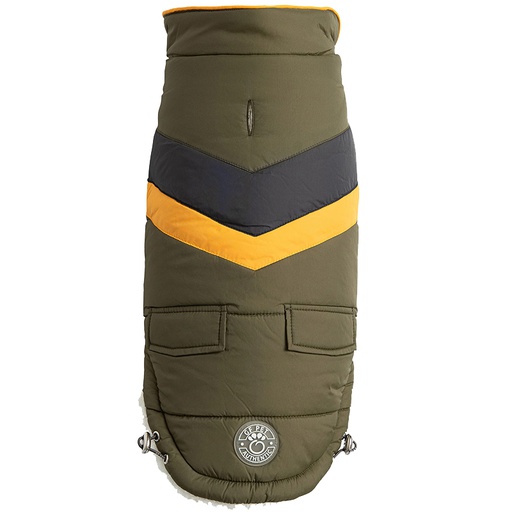 [738] Gf Pet Chaqueta Alpine Puffer Dark Khaki