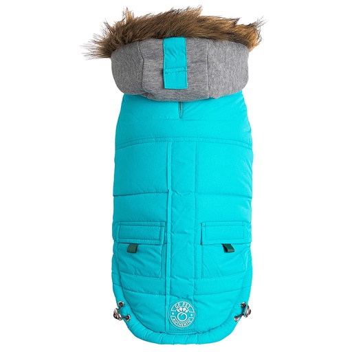 [753] Gf Pet Parka Winter Sailor Aqua