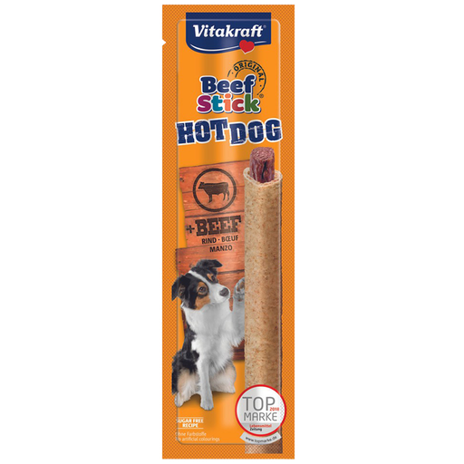 [1836] Vitakraft Beef Stick Hot Dog - Snack Palito De Carne 30G
