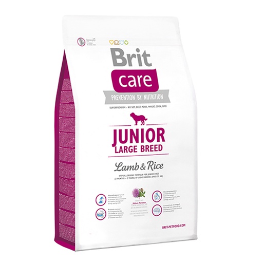 Brit Care Junior Large Breed Lamb Rice Dog 3Kg Oferta Especial