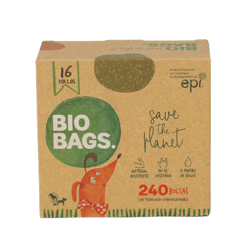 [130] Bio Bags Bolsas De Desecho Oxibiodegradable 240Uni