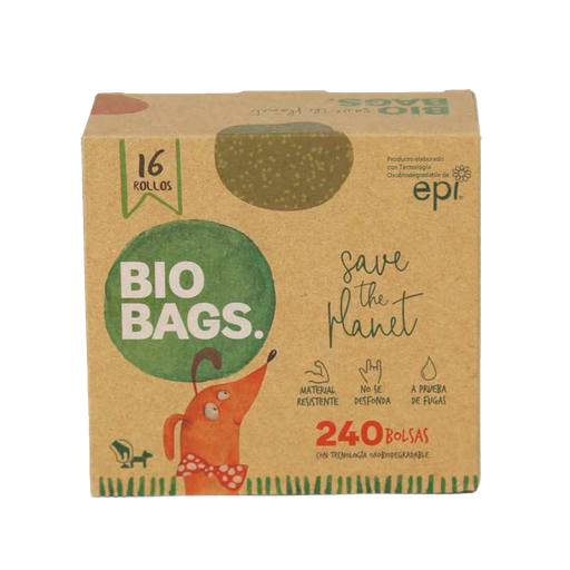 Bio Bags Bolsas De Desecho Oxibiodegradable 240Uni