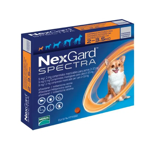 NEXGARD SPECTRA 2-3.5KG 1 COMP