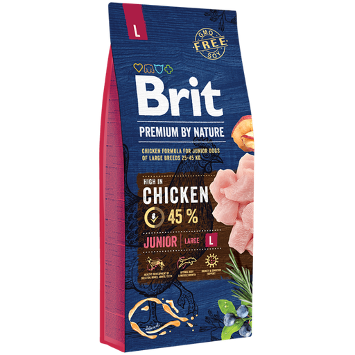 Brit Premium By Nature Chicken Junior Large 15Kg