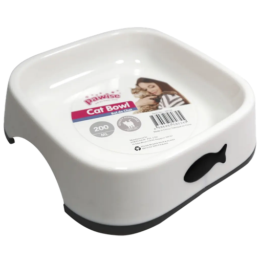 [1391] Pawise Cat Bowl - Plato Para Gato 200Ml