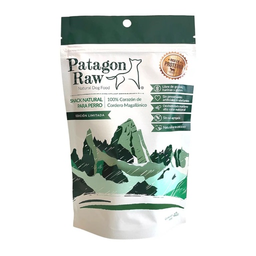 Patagon Raw Corazon De Cordero Magallanico Dog 40Gr