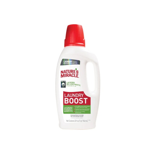 [1289] Natures Miracle Laundry Boost Quita Manchas y Olores 943Ml