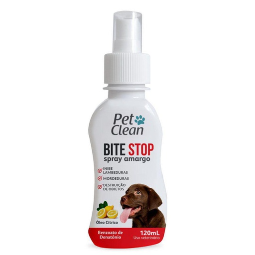 Pet Clean Bite Stop - Spray Amargante 120ml