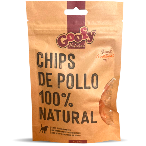 Goofy Chips de Pollo Snack Perro 60gr