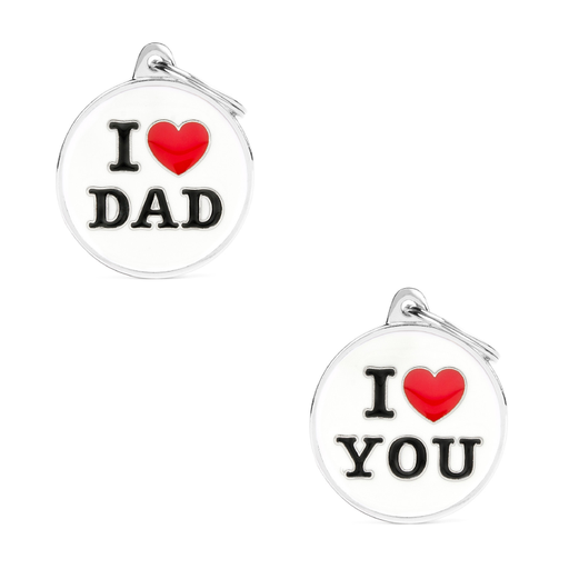 [1244] Myfamily Placa De Identificacion Frase