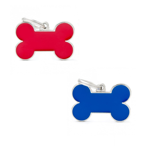 [1249] Myfamily Placa De Identificacion Hueso Handmade Large