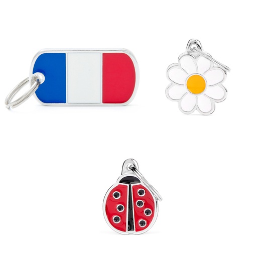 [1236] Myfamily Placa De Identificacion Charm Forma