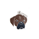 MyFamily Placa De Identificacion - Boxer Brown