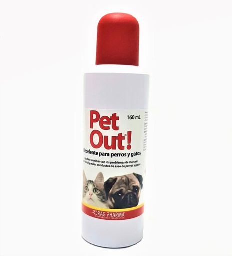 Pet Out! Repelente Para Perro y Gato 160ml