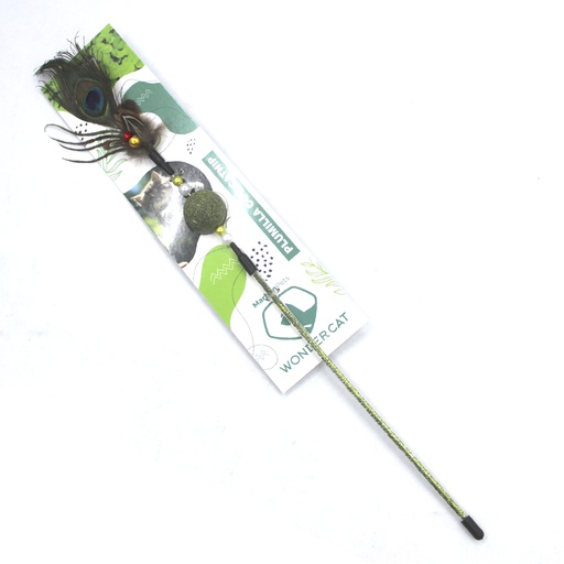 Wonder Cat Varilla Con Catnip Y Plumas Para Gatos