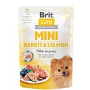 Brit Care Pouch Mini Rabbit & Salmon Fillets 85gr