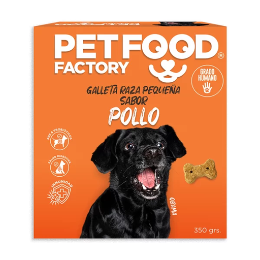 Pet Food Galletas Horneadas Razas Pequeñas Pollo 350Grs