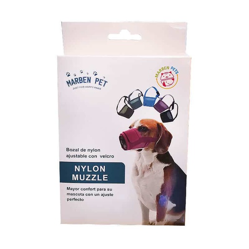 [1165] Marben Pet Bozal Nylon Ajustable