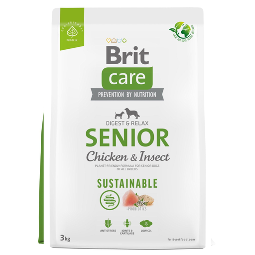 Brit Care Senior Chicken &amp; Insect Dog 3Kg