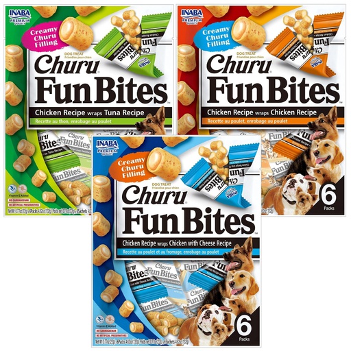 [463] Churu Fun Bites Recipe Dog 132Gr