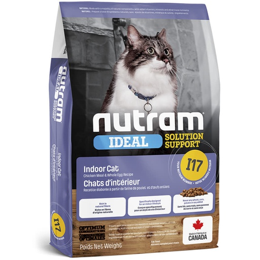 Nutram Ideal I17 Indoor Cat 5.4Kg