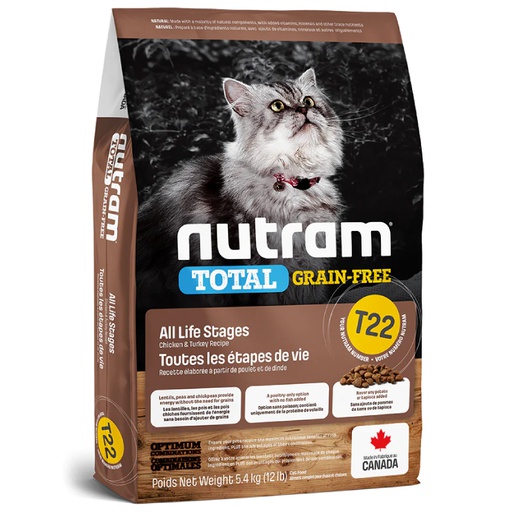 Nutram Total T22 Grain Free Cat 5.4Kg