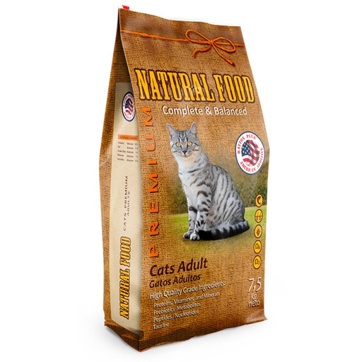 Natural Food Adult Cat 7.5Kg