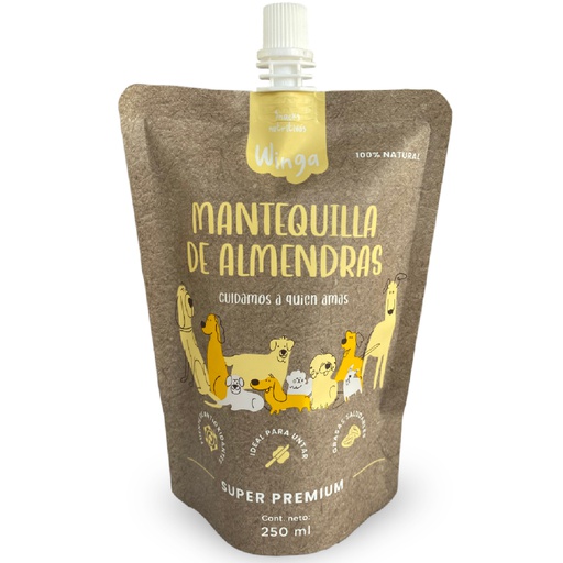 [1870] Winga Mantequilla De Almendras 250Ml