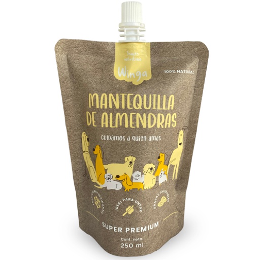 Winga Mantequilla De Almendras 250Ml