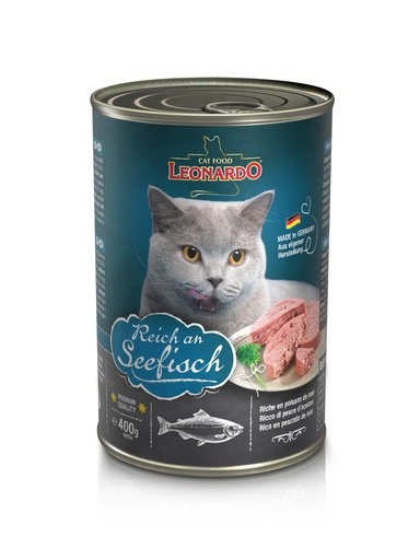 [1119] Leonardo Enlatado Adult Cat Selección De Pescado 400G