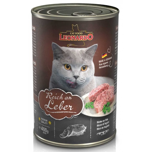 [1127] Leonardo Enlatado Leber Adult Cat Higado 400G