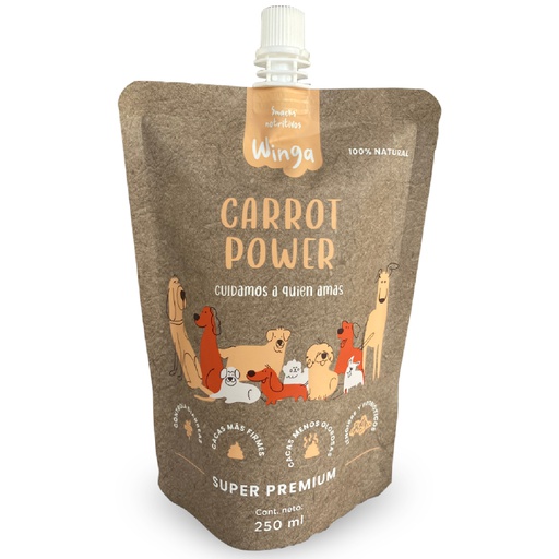 Winga Carrot Power Pouch 250Ml