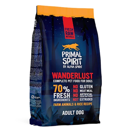 Primal Spirit Wanderlust Adult Dog 1Kg