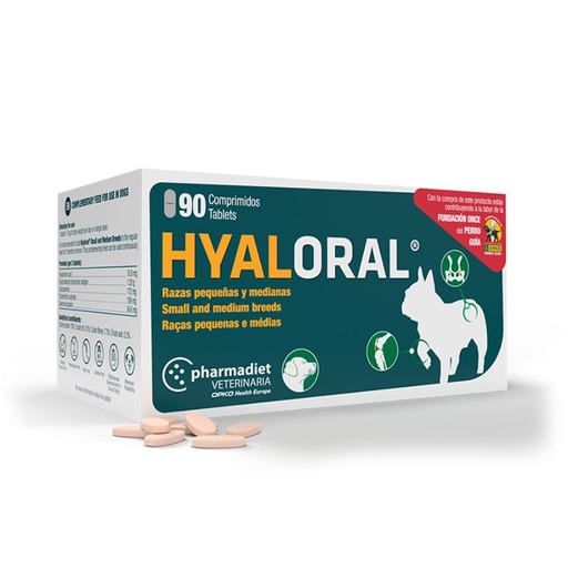 Hyaloral Razas Pequeñas y Medianas 90 Comprimidos