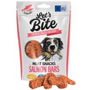 Lets Bite Meat Salmon Bars Snack Para Perros 80gr