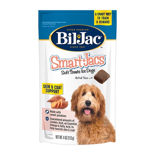 [128] Bil Jac Smart Jacs Skin &amp; Coat Snack Dog 113g