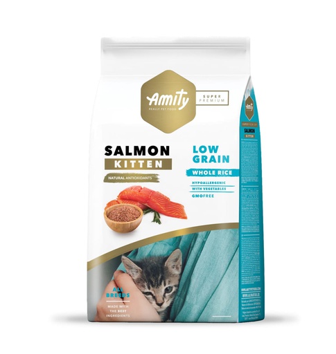 [63] Amity Low Grain Kitten Salmon Cat 2kg