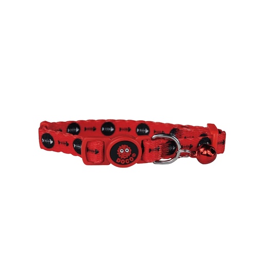 [547] Doco Diseño Pez Rojo Collar Para Gato