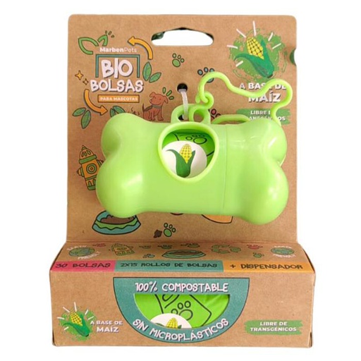 Bio Dispensador con Bolsas de Desecho