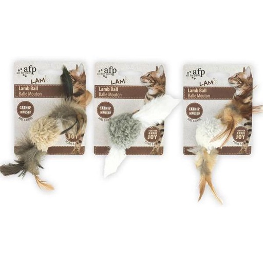 [30] Afp Lamb Ball Juguete Para Gato Con Sonido