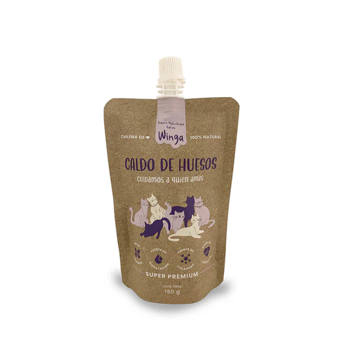 [1868] Winga Caldo de Huesos Para Gatos 180g