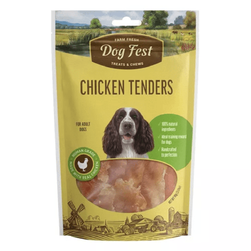 [574] Dog Fest Chicken Tenders Snack Perro 90G